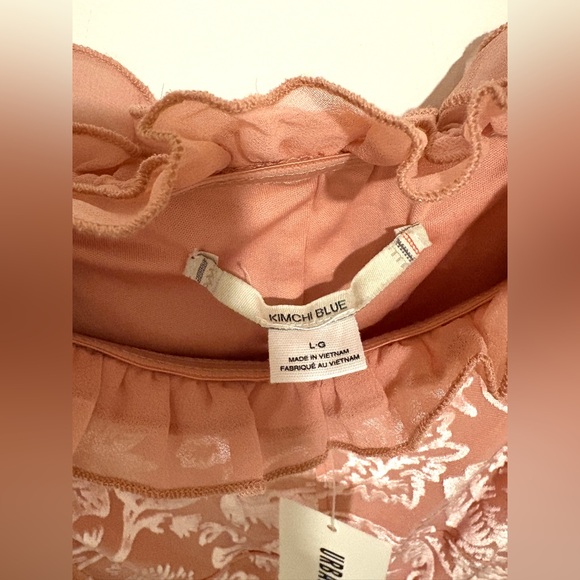 Urban Outfitters Mini Rose Pink Dress, Size Large, Formal, Cocktail Party Dress - Picture 8 of 12